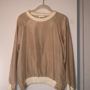 Vintage Silk Loose crew Shirt